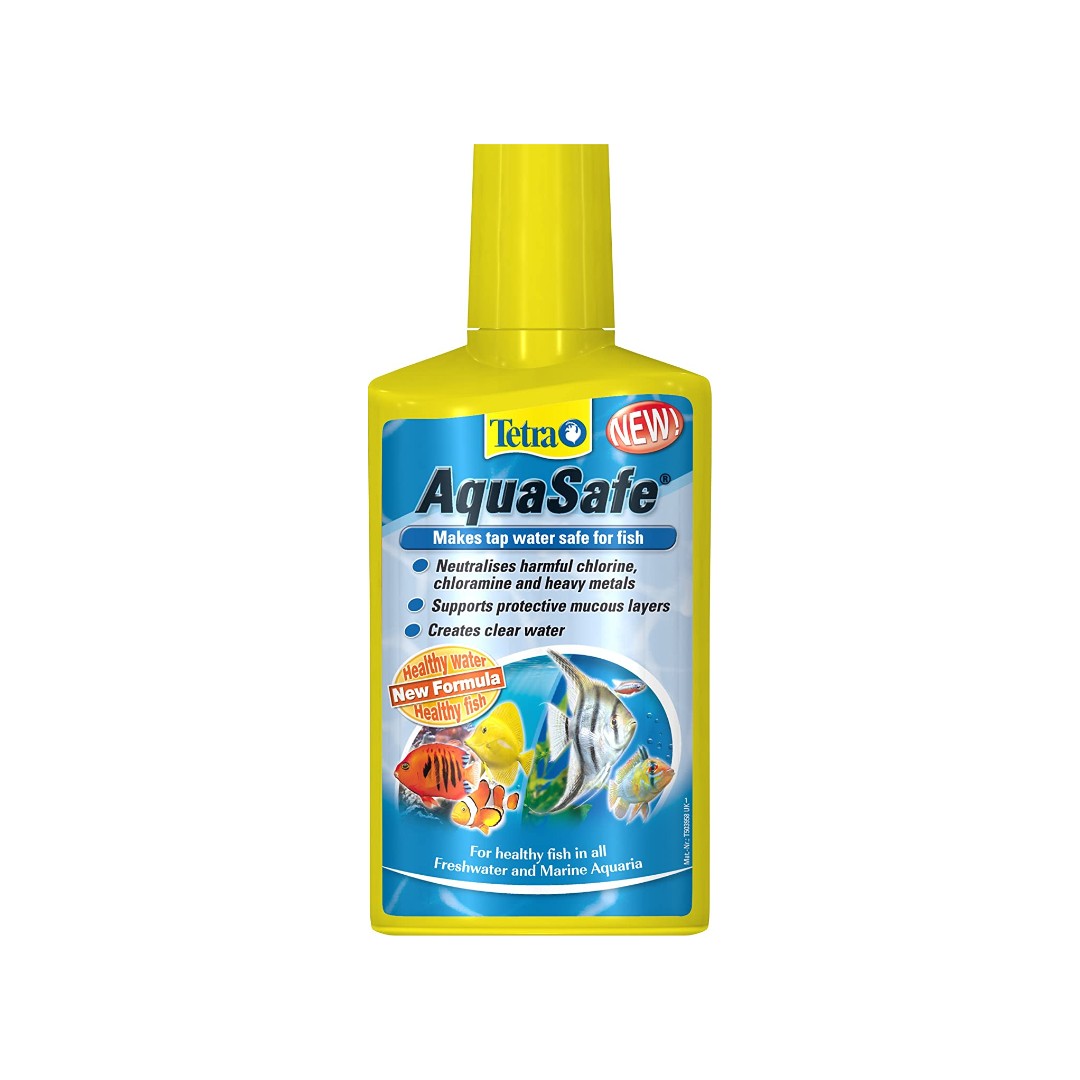Tetra AquaSafe pour transformer l'eau du robinet en eau sûre et saine pour les poissons et les plantes