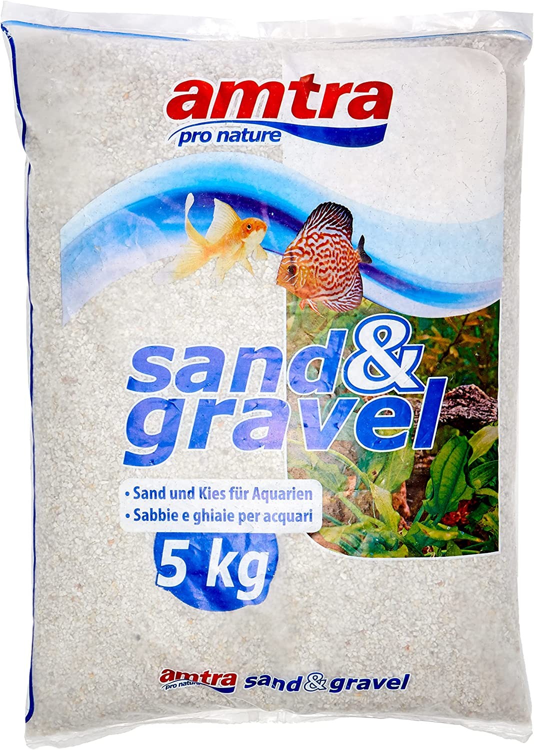 Gravier de quartz blanc Amtra 5kg 1-3mm naturelle