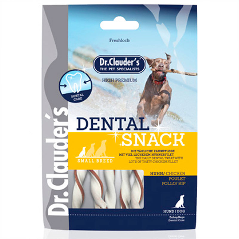 Dr.Clauder's Dental Snack Chicken Small Breeds / Dog Snack (80G)